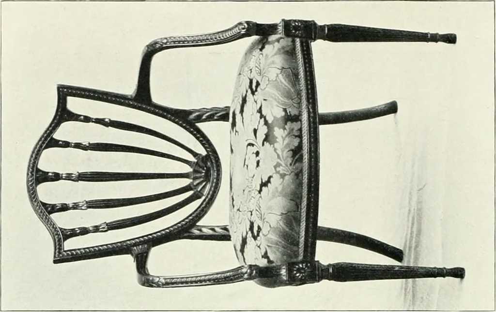 An illustration from English furniture and decoration, 1680-1800, 1909, leaf 165