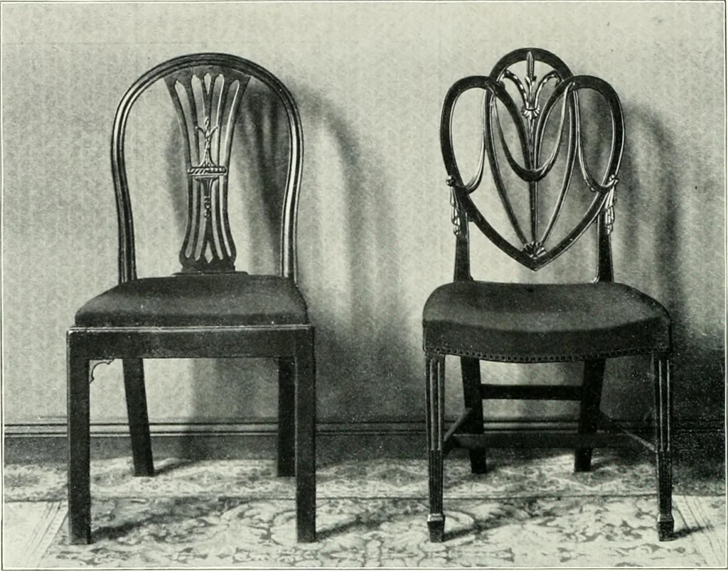 An illustration from English furniture and decoration, 1680-1800, 1909, leaf 167