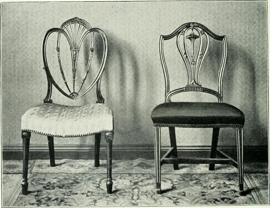An illustration from English furniture and decoration, 1680-1800, 1909, leaf 167