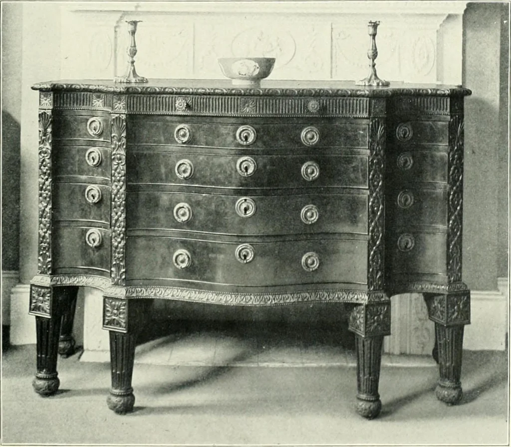 An illustration from English furniture and decoration, 1680-1800, 1909, leaf 168