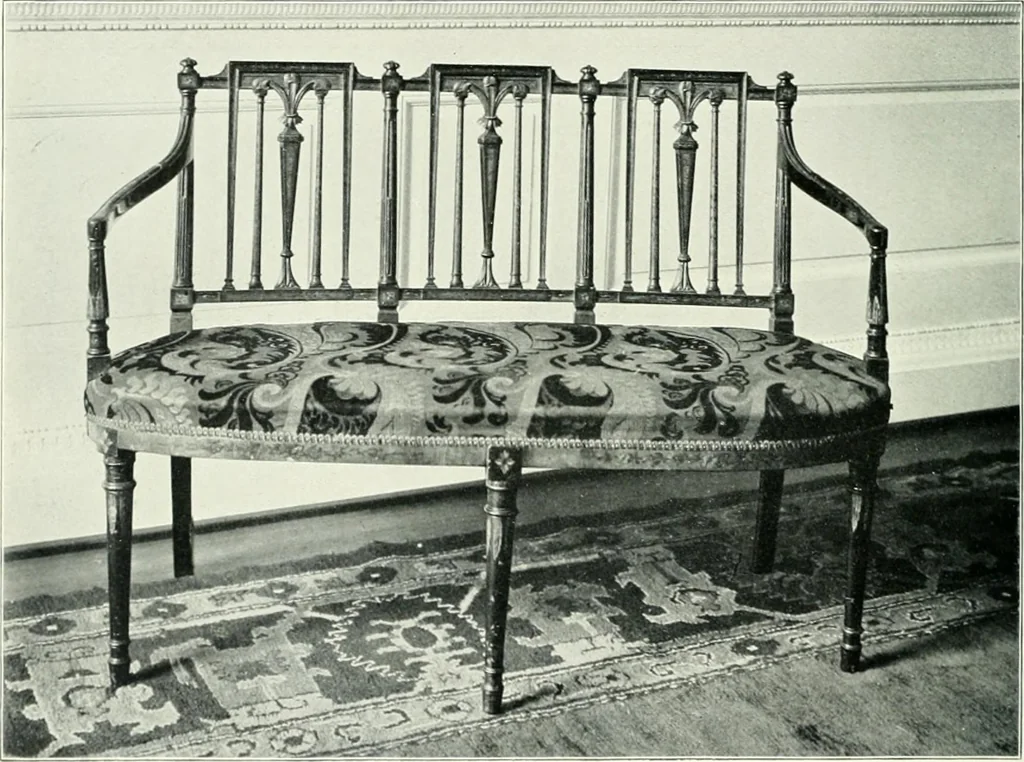 An illustration from English furniture and decoration, 1680-1800, 1909, leaf 169