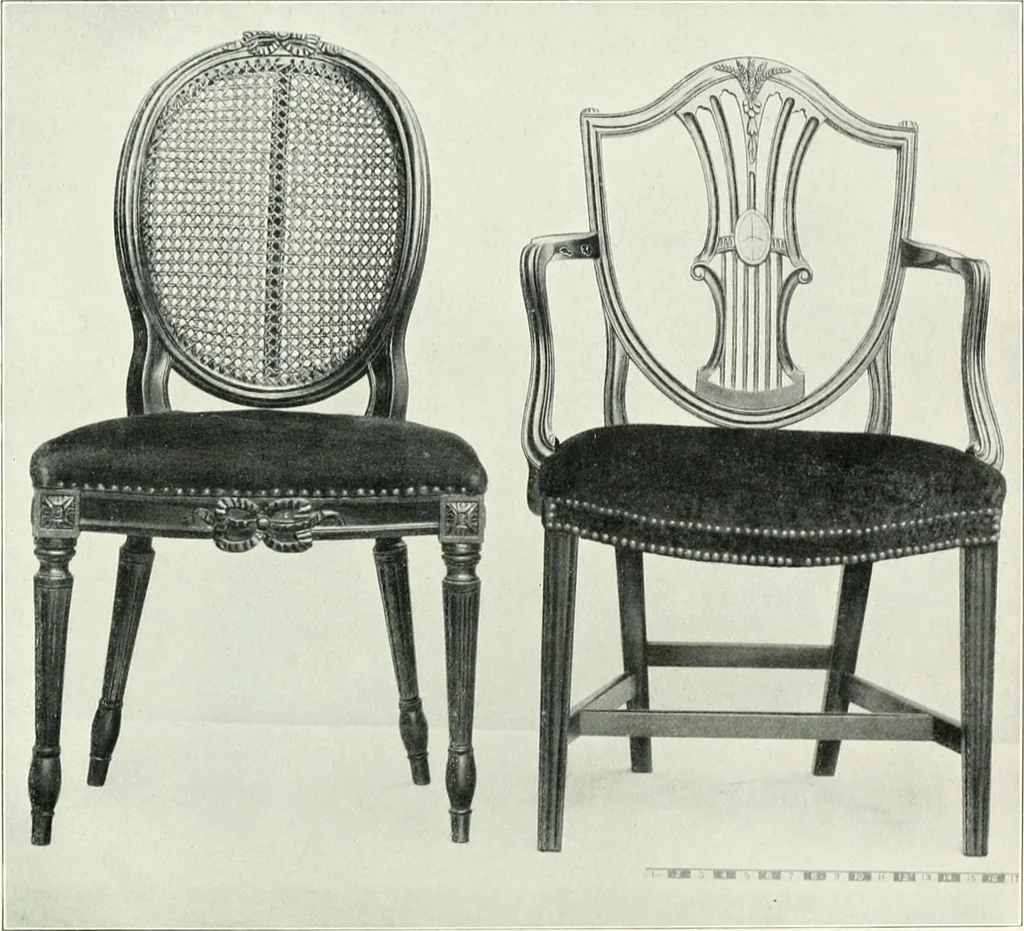 An illustration from English furniture and decoration, 1680-1800, 1909, leaf 171
