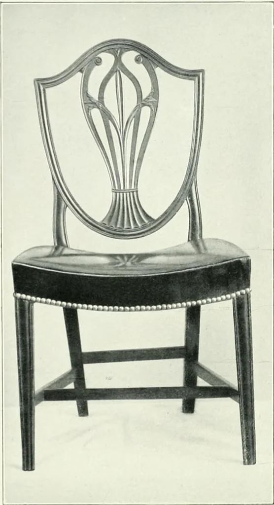 An illustration from English furniture and decoration, 1680-1800, 1909, leaf 171