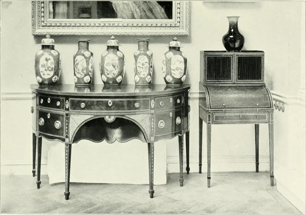 An illustration from English furniture and decoration, 1680-1800, 1909, leaf 172