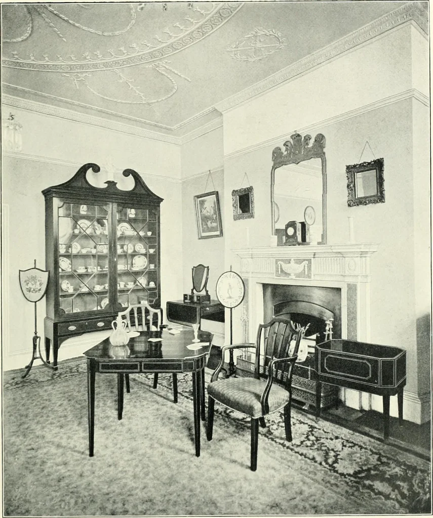 An illustration from English furniture and decoration, 1680-1800, 1909, leaf 174
