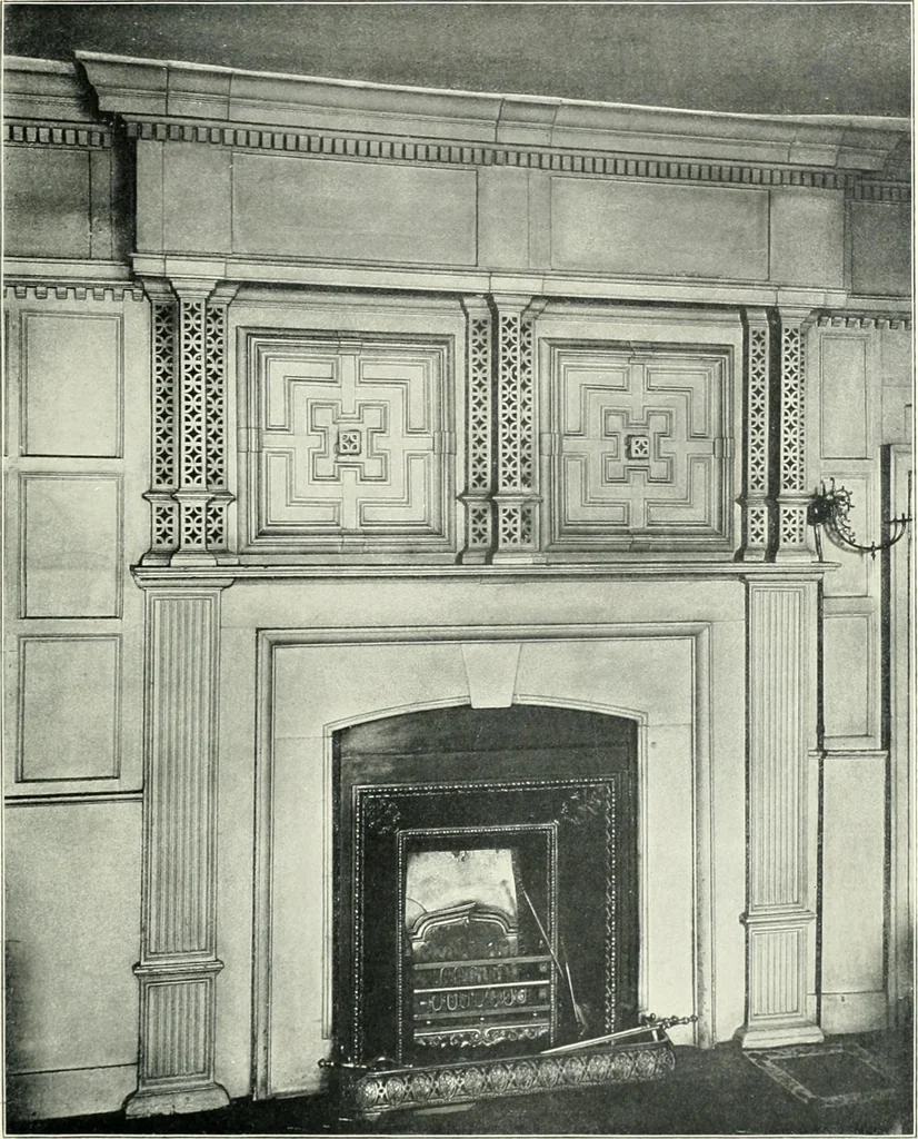 An illustration from English furniture and decoration, 1680-1800, 1909, leaf 18