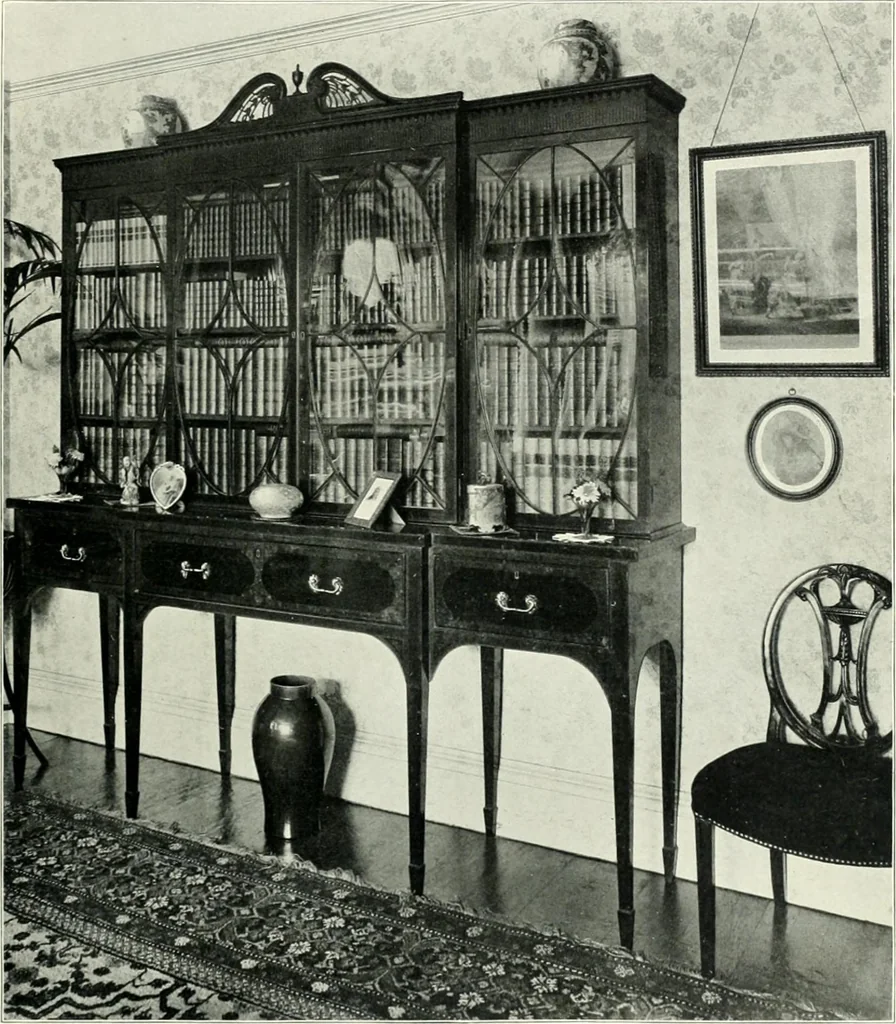 An illustration from English furniture and decoration, 1680-1800, 1909, leaf 180
