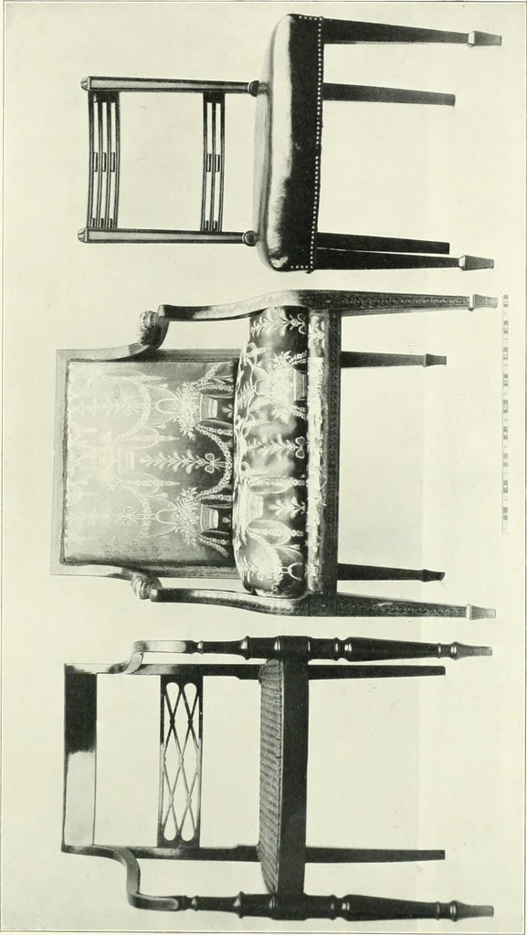 An illustration from English furniture and decoration, 1680-1800, 1909, leaf 186