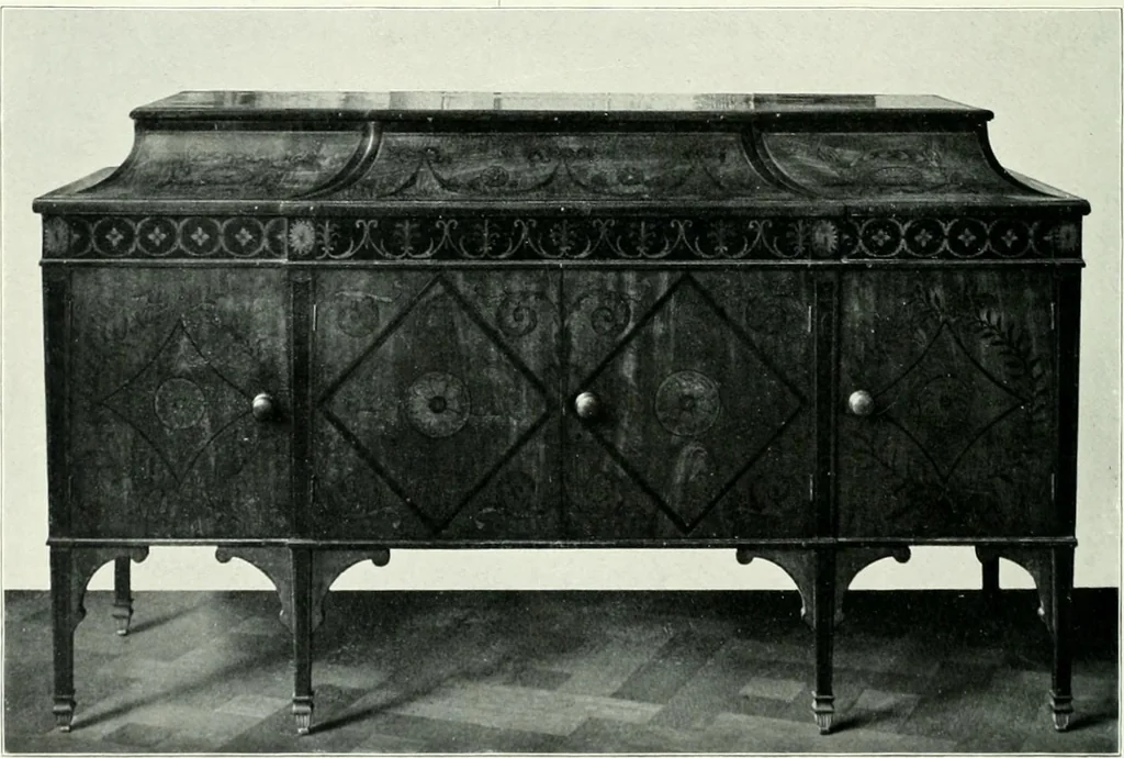 An illustration from English furniture and decoration, 1680-1800, 1909, leaf 187