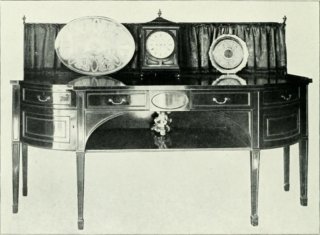 An illustration from English furniture and decoration, 1680-1800, 1909, leaf 195