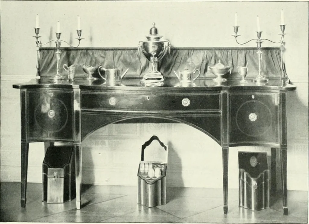 An illustration from English furniture and decoration, 1680-1800, 1909, leaf 196