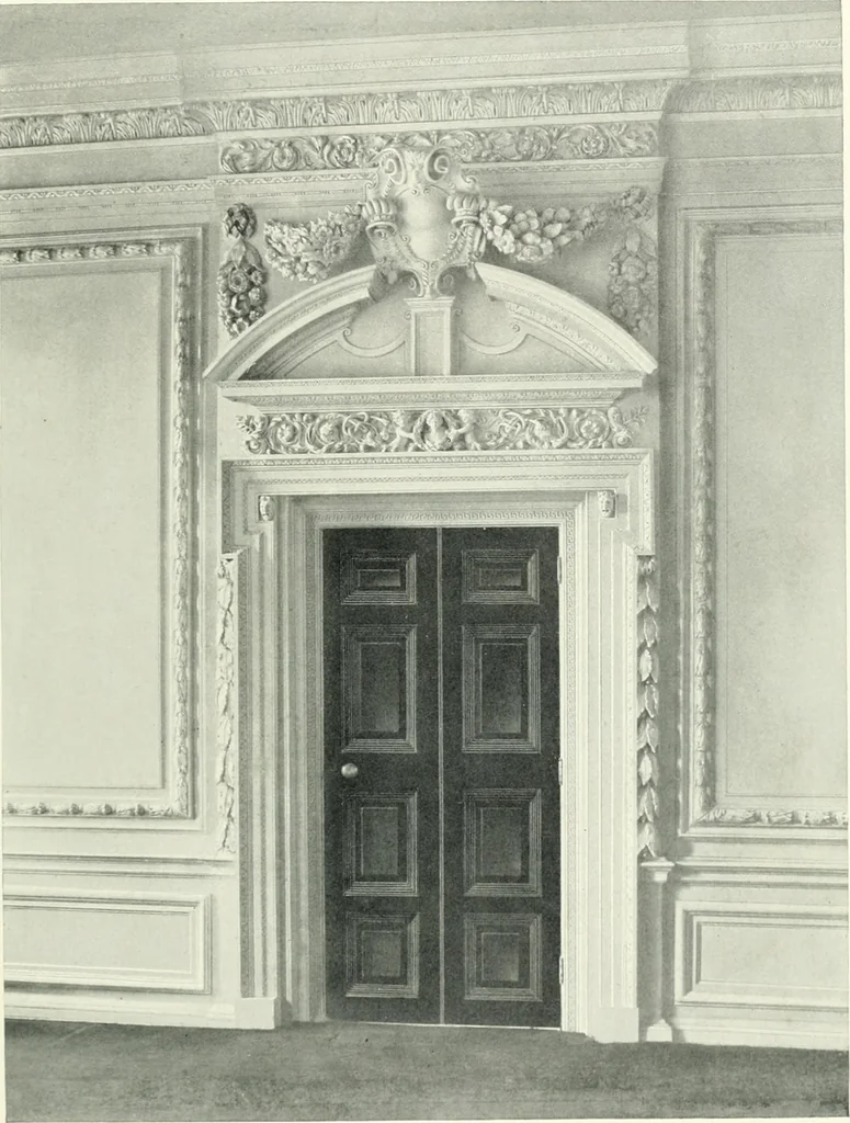 An illustration from English furniture and decoration, 1680-1800, 1909, leaf 20