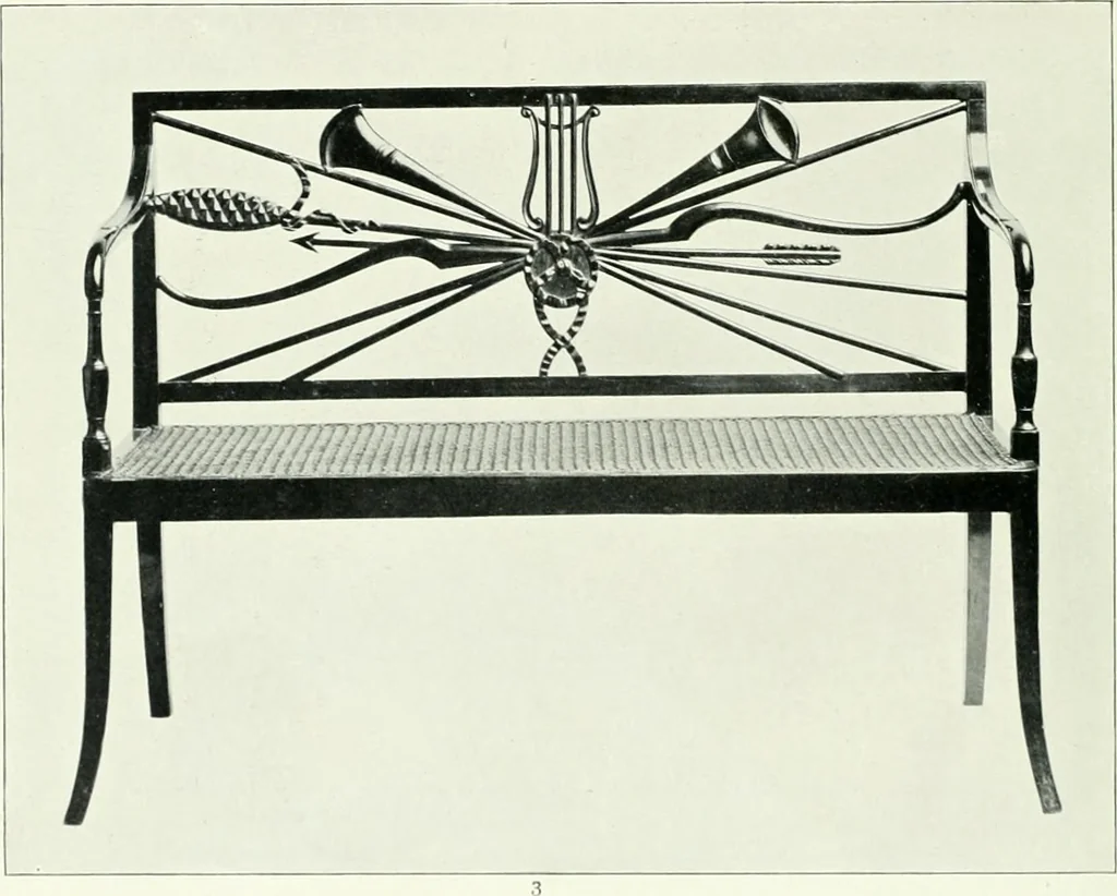 An illustration from English furniture and decoration, 1680-1800, 1909, leaf 203
