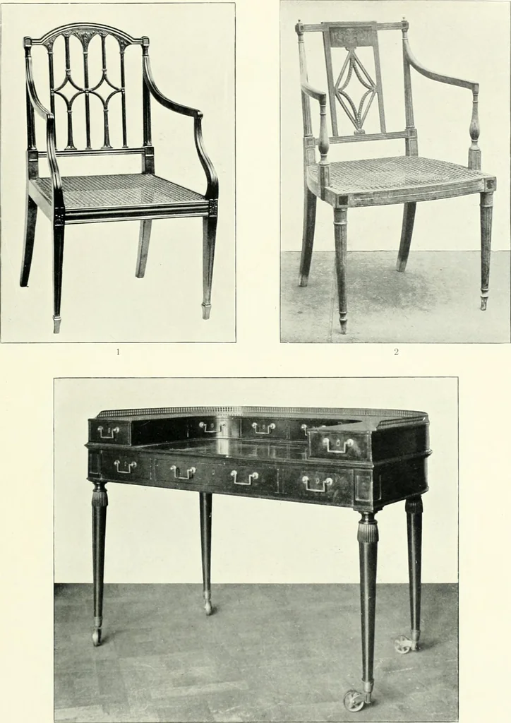 An illustration from English furniture and decoration, 1680-1800, 1909, leaf 204