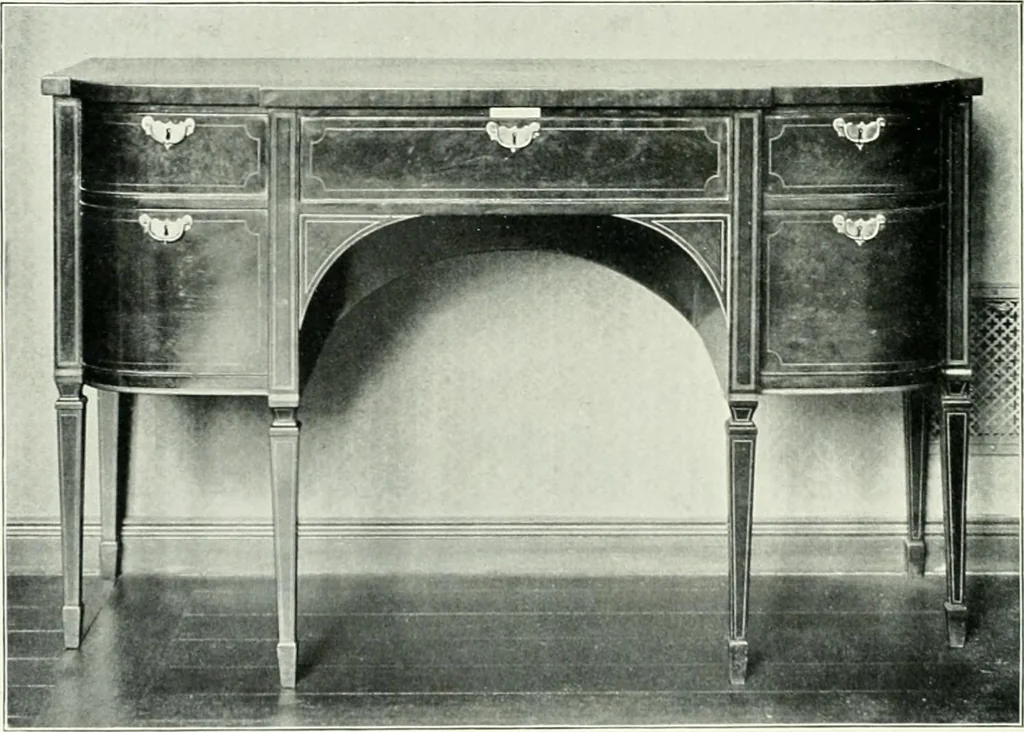 An illustration from English furniture and decoration, 1680-1800, 1909, leaf 205