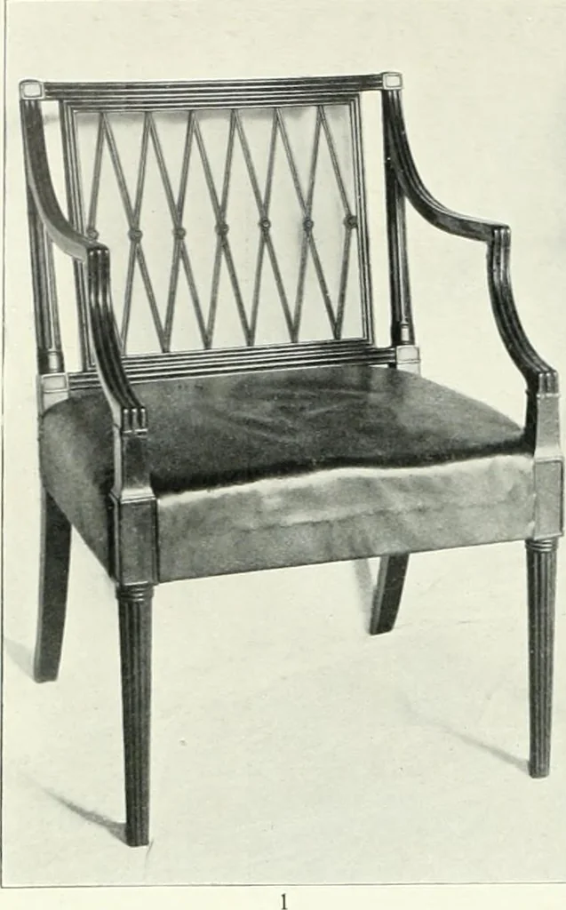 An illustration from English furniture and decoration, 1680-1800, 1909, leaf 209