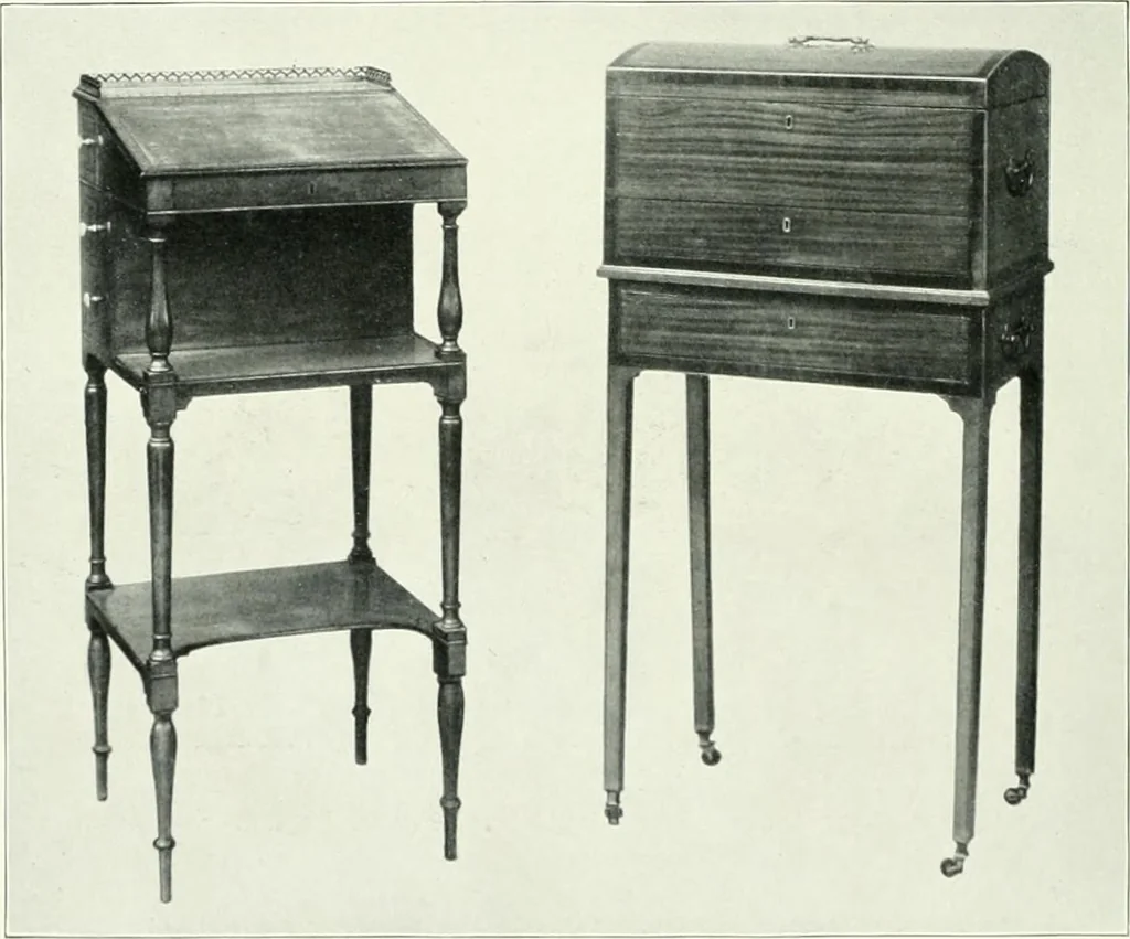 An illustration from English furniture and decoration, 1680-1800, 1909, leaf 211