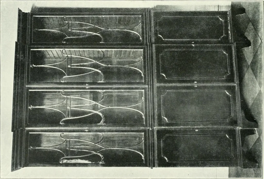 An illustration from English furniture and decoration, 1680-1800, 1909, leaf 215