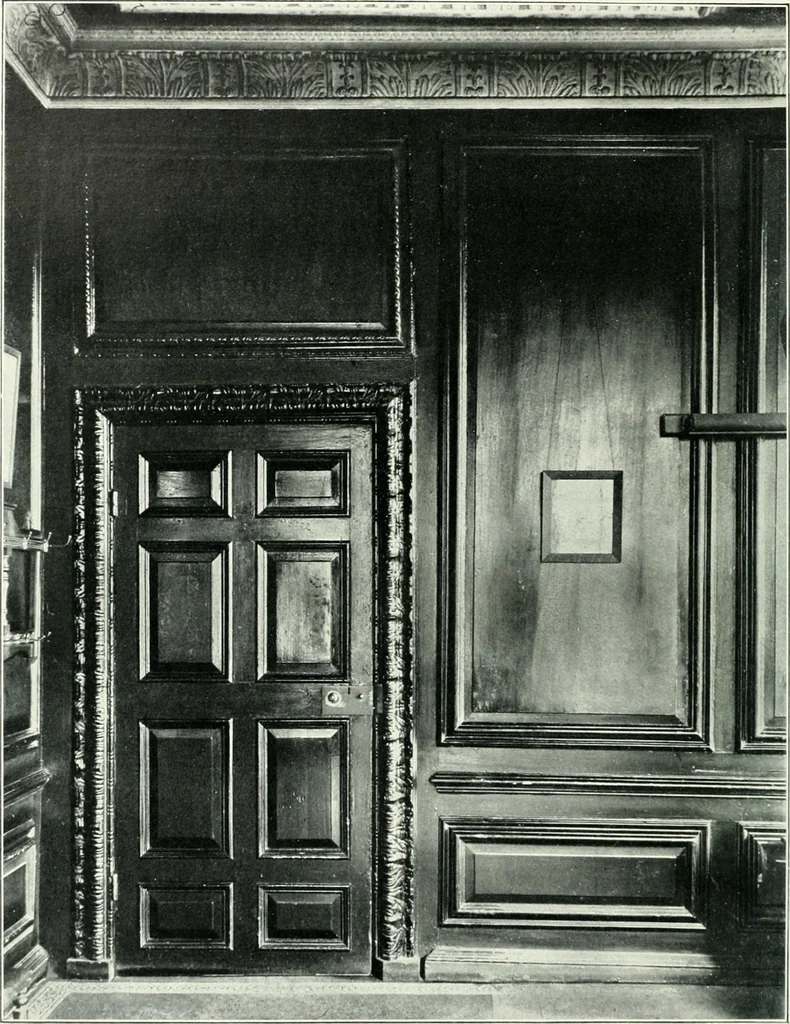 An illustration from English furniture and decoration, 1680-1800, 1909, leaf 23