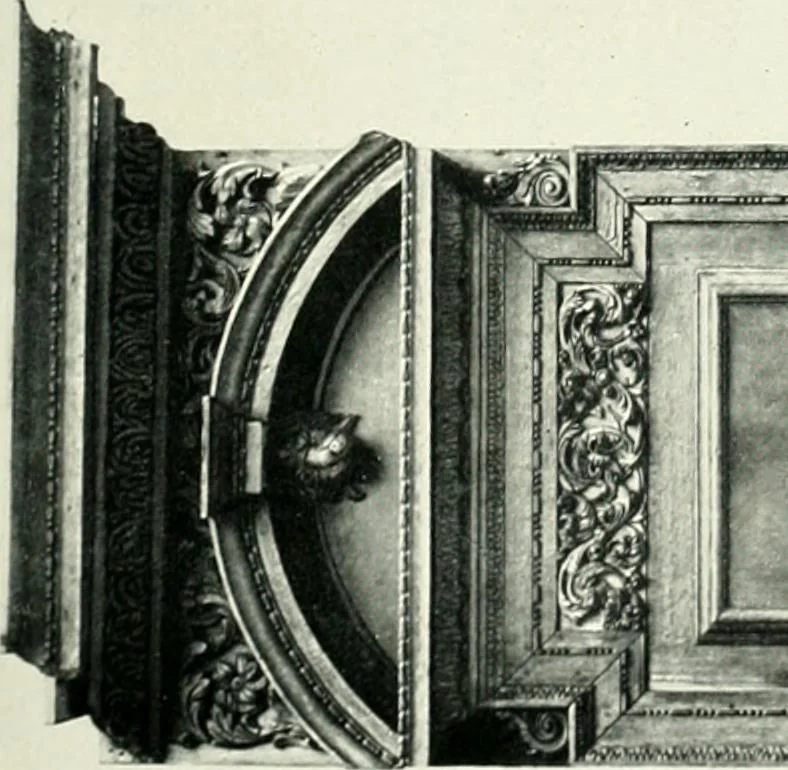 An illustration from English furniture and decoration, 1680-1800, 1909, leaf 24