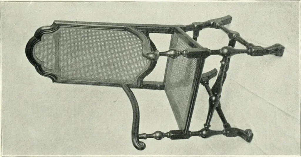 An illustration from English furniture and decoration, 1680-1800, 1909, leaf 26