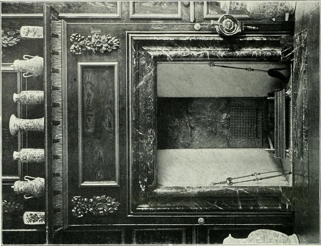 An illustration from English furniture and decoration, 1680-1800, 1909, leaf 27