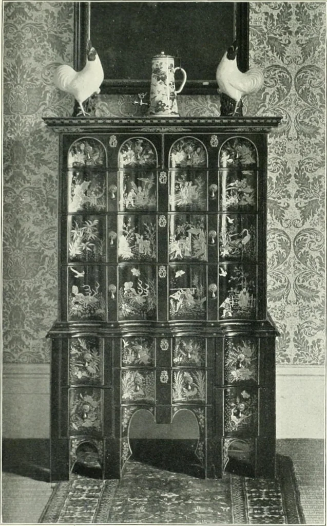 An illustration from English furniture and decoration, 1680-1800, 1909, leaf 28
