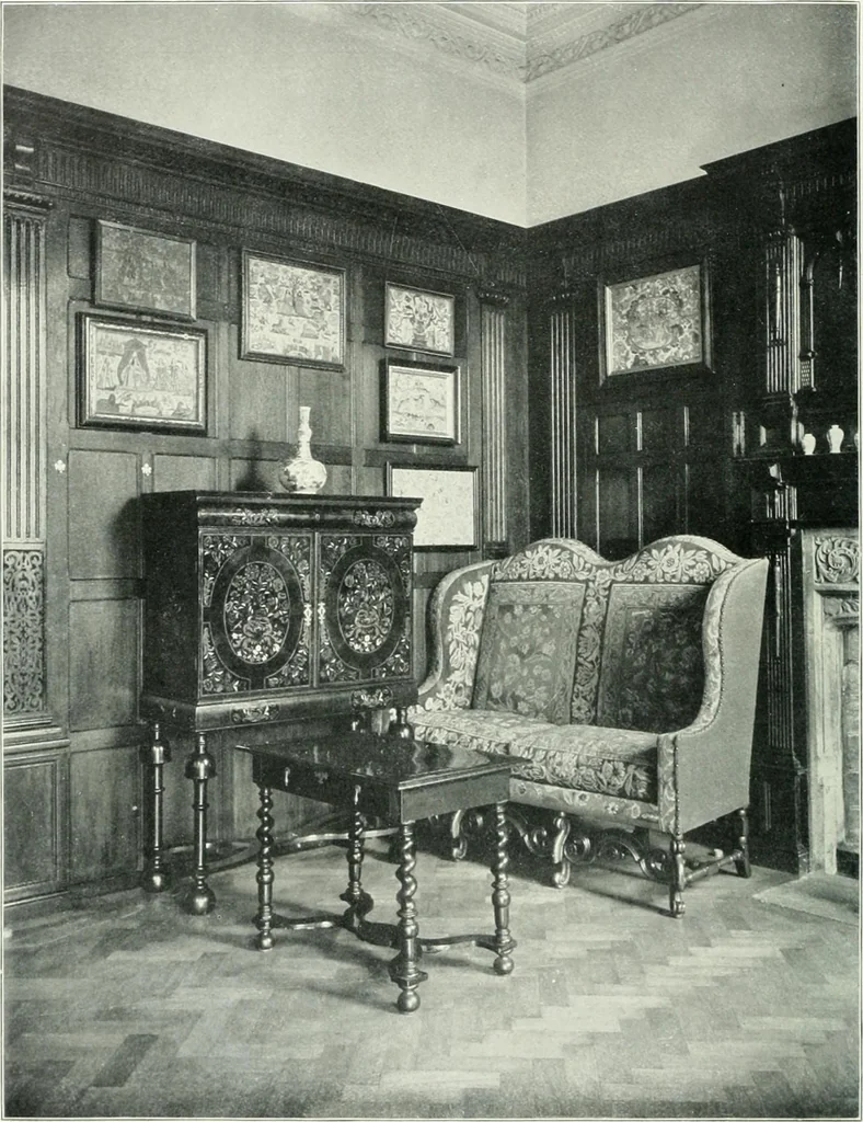 An illustration from English furniture and decoration, 1680-1800, 1909, leaf 29