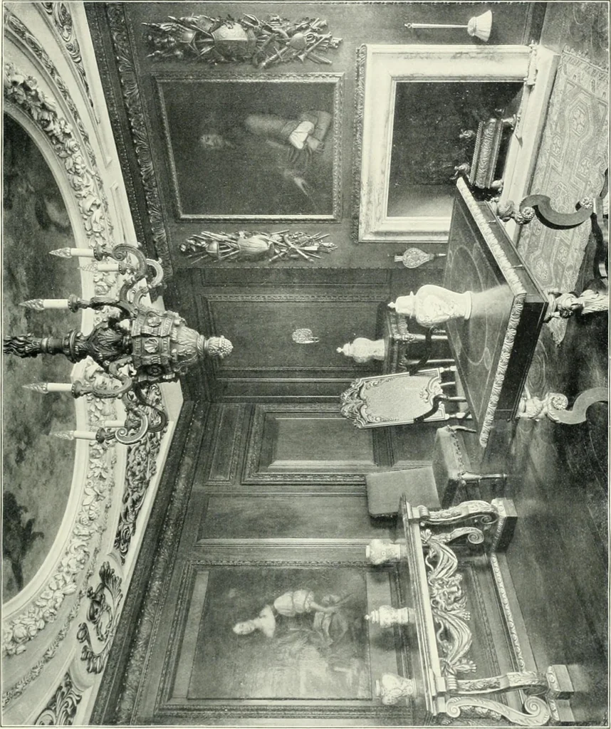 An illustration from English furniture and decoration, 1680-1800, 1909, leaf 30