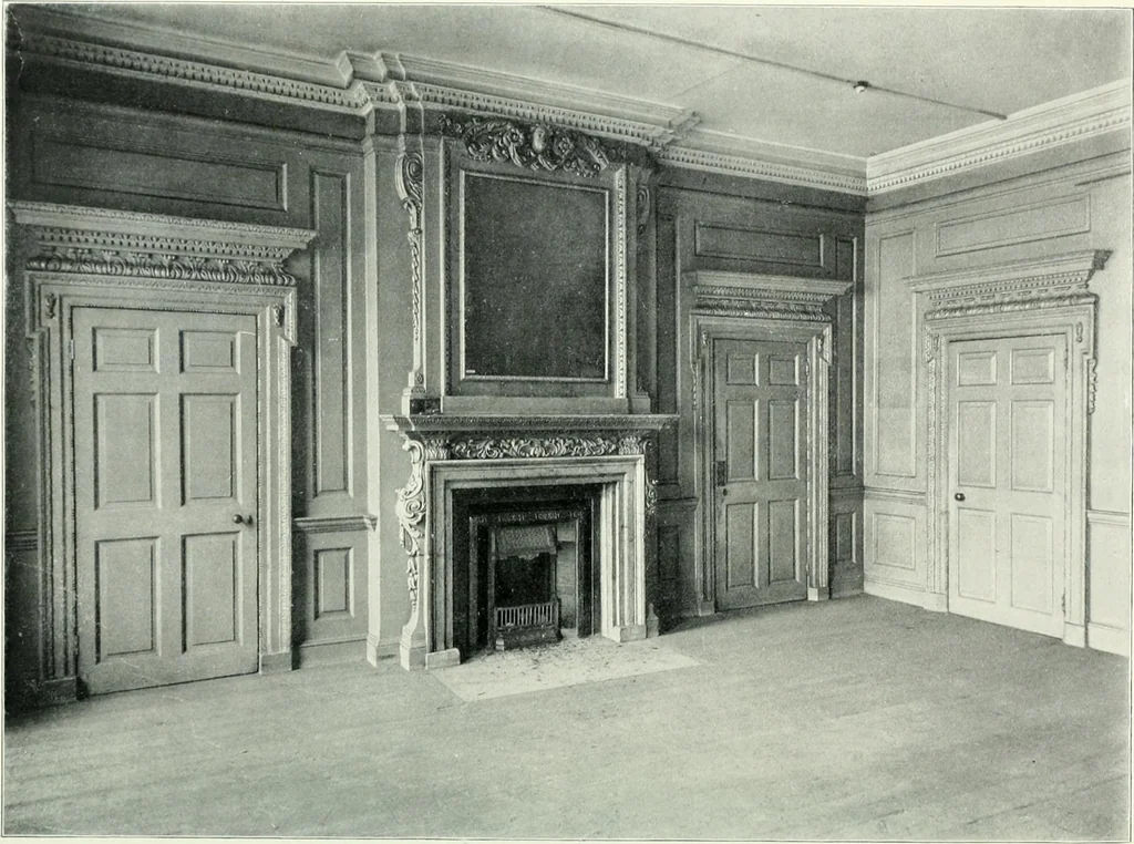 An illustration from English furniture and decoration, 1680-1800, 1909, leaf 33