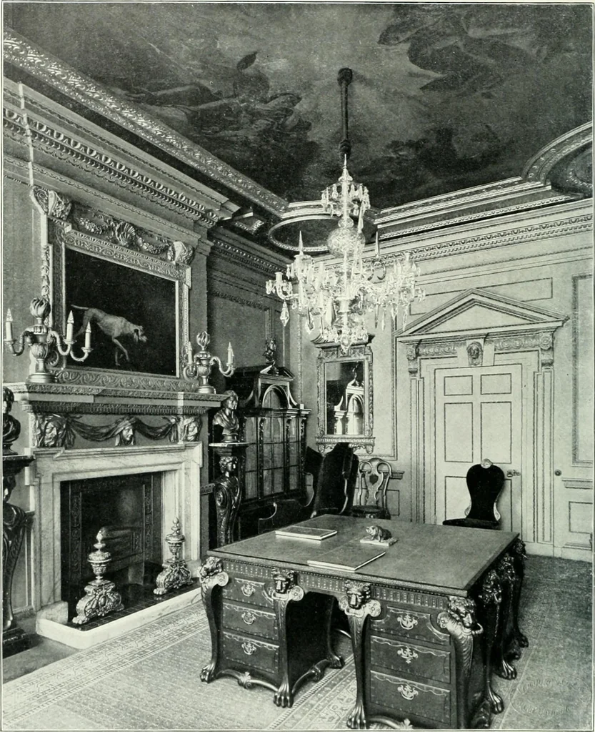 An illustration from English furniture and decoration, 1680-1800, 1909, leaf 35