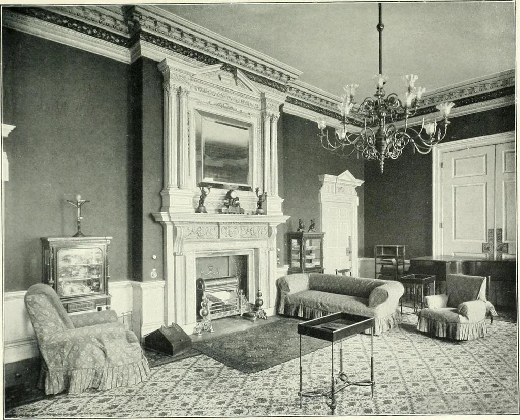 An illustration from English furniture and decoration, 1680-1800, 1909, leaf 44