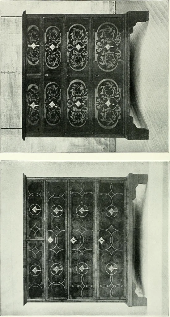 An illustration from English furniture and decoration, 1680-1800, 1909, leaf 55