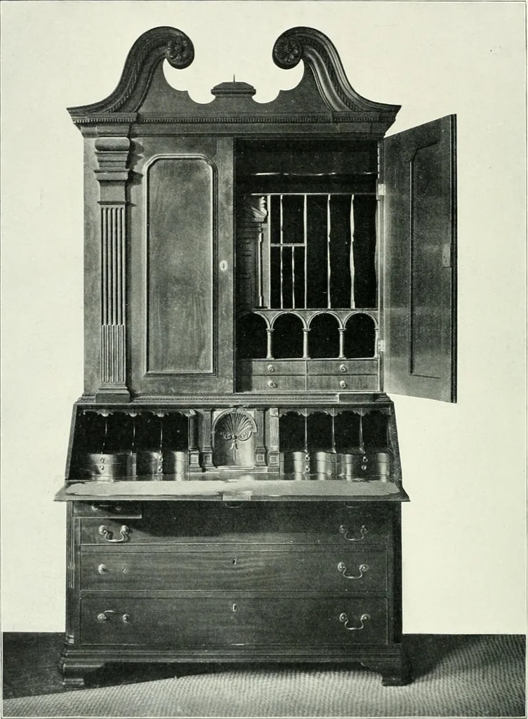 An illustration from English furniture and decoration, 1680-1800, 1909, leaf 57