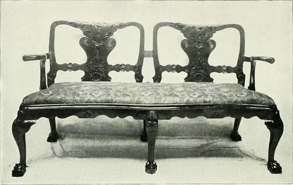 An illustration from English furniture and decoration, 1680-1800, 1909, leaf 59