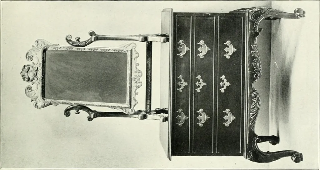 An illustration from English furniture and decoration, 1680-1800, 1909, leaf 68