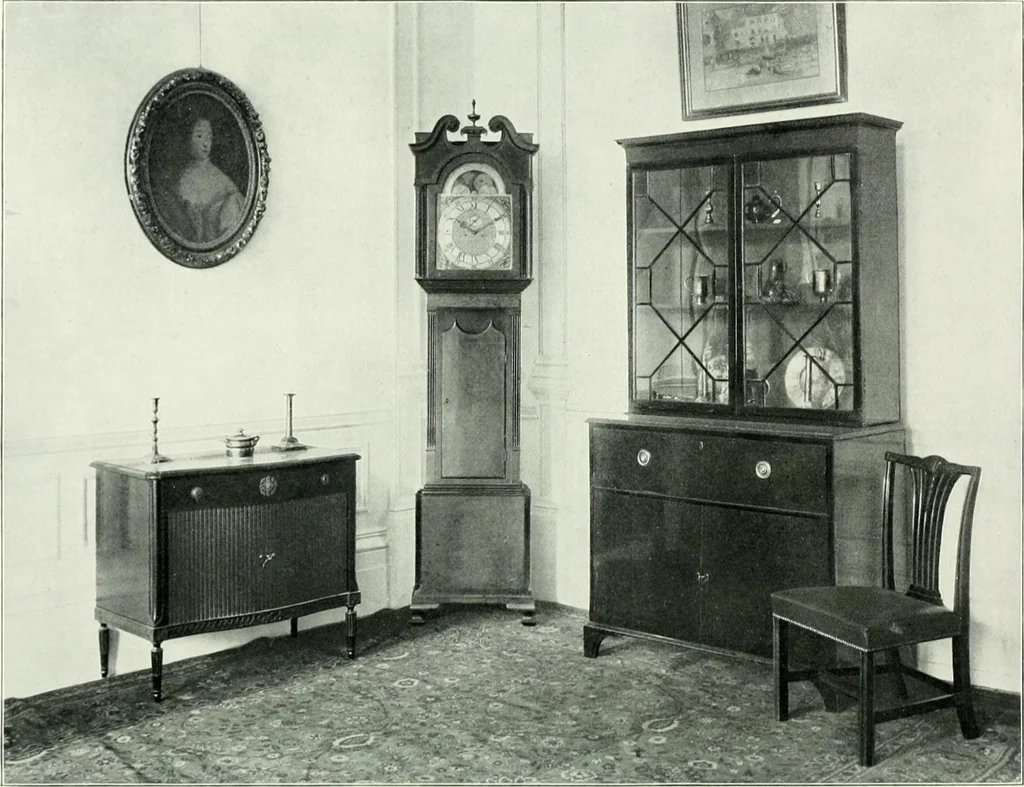 An illustration from English furniture and decoration, 1680-1800, 1909, leaf 81
