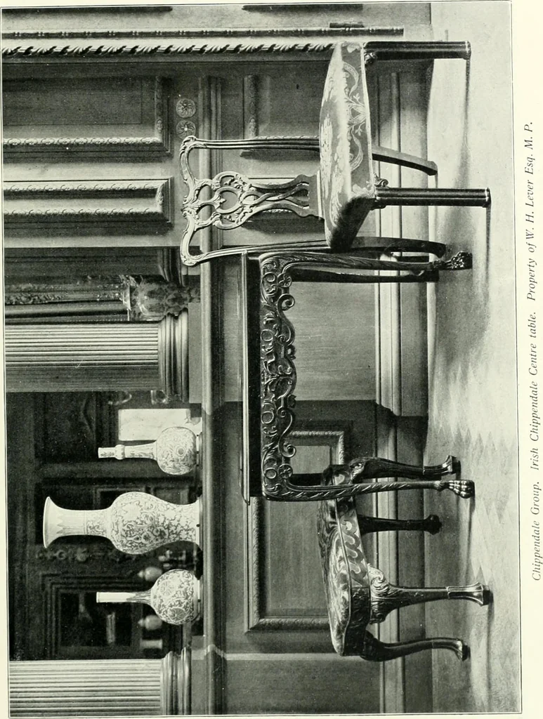 An illustration from English furniture and decoration, 1680-1800, 1909, leaf 84