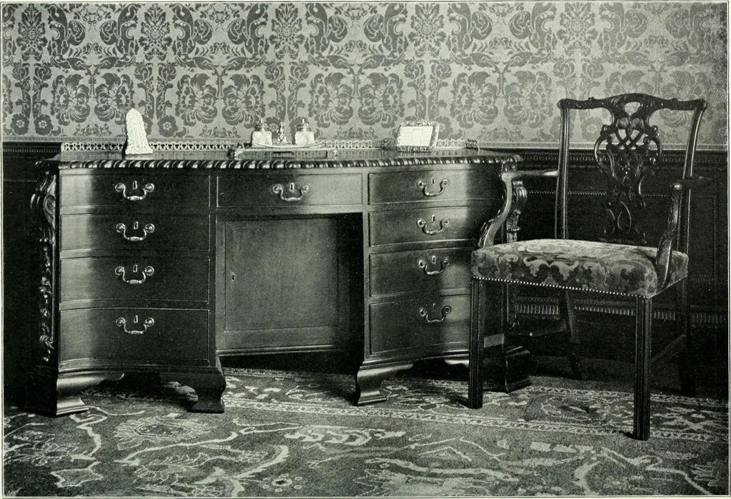 An illustration from English furniture and decoration, 1680-1800, 1909, leaf 85