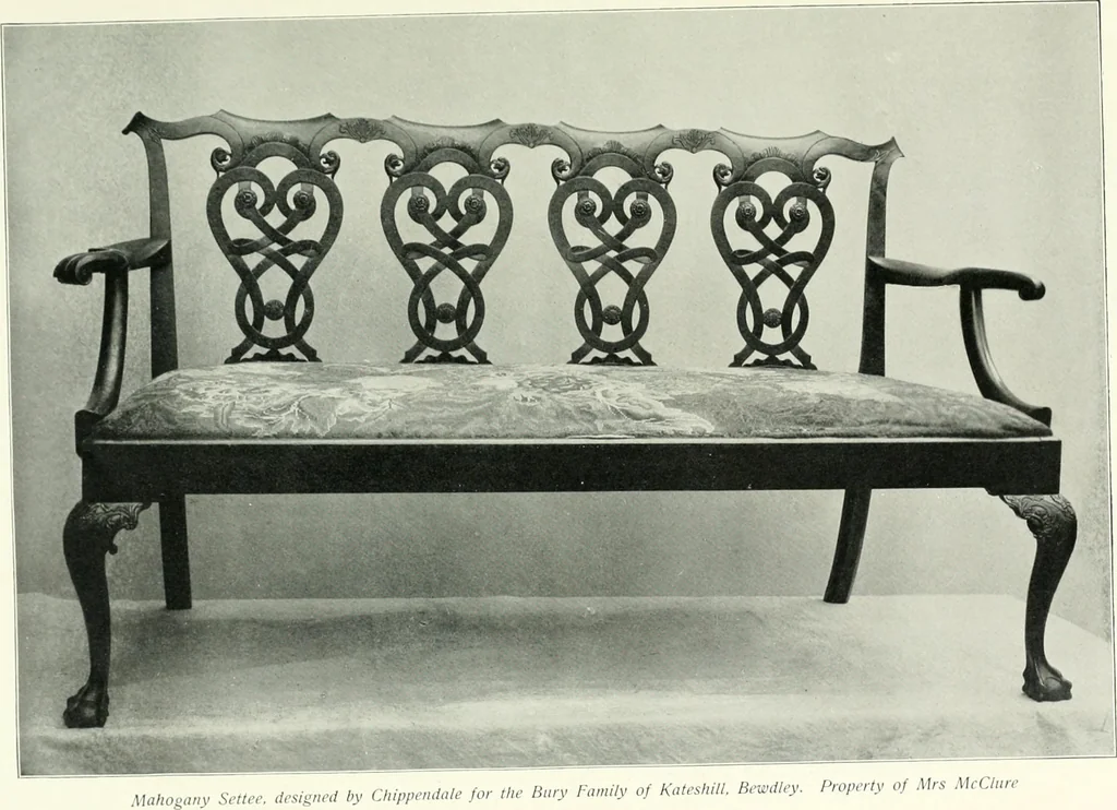 An illustration from English furniture and decoration, 1680-1800, 1909, leaf 88