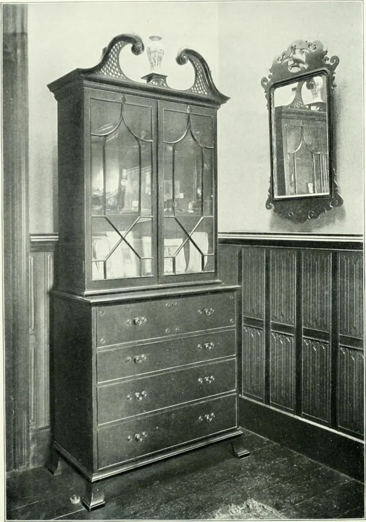 An illustration from English furniture and decoration, 1680-1800, 1909, leaf 93