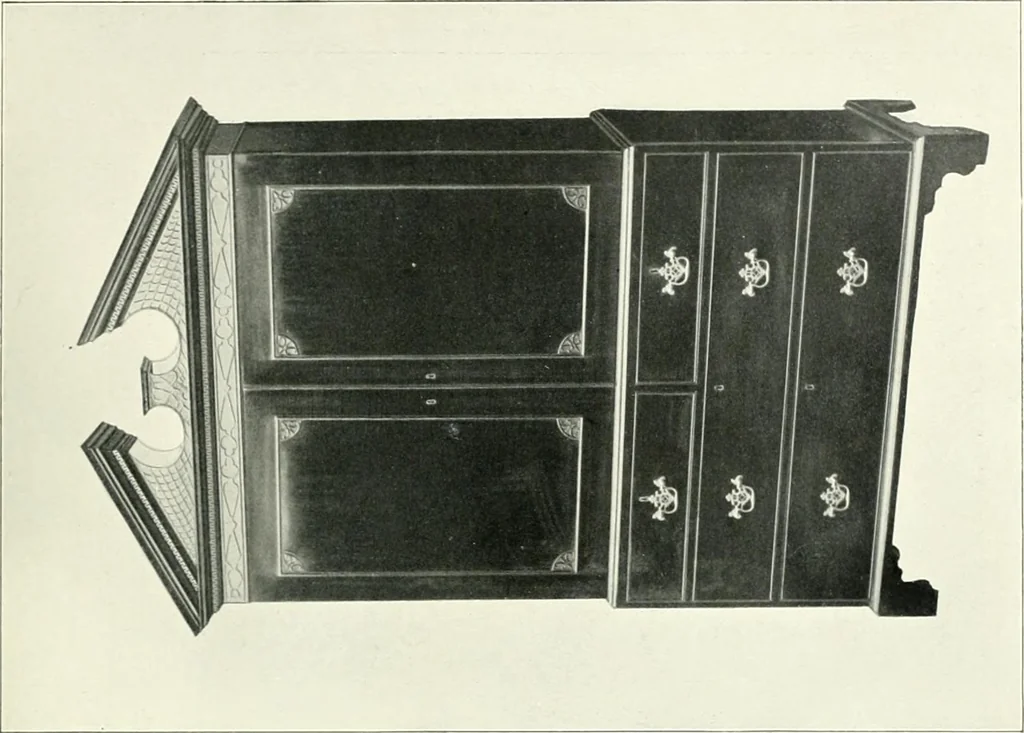 An illustration from English furniture and decoration, 1680-1800, 1909, leaf 94