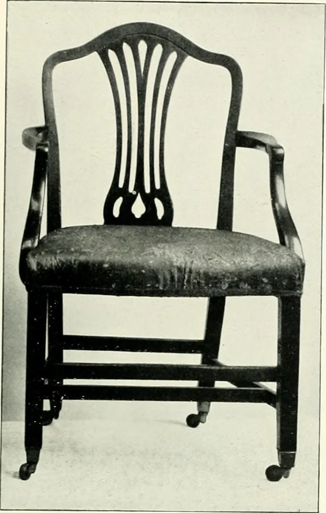 An illustration from English furniture and decoration, 1680-1800, 1909, leaf 98