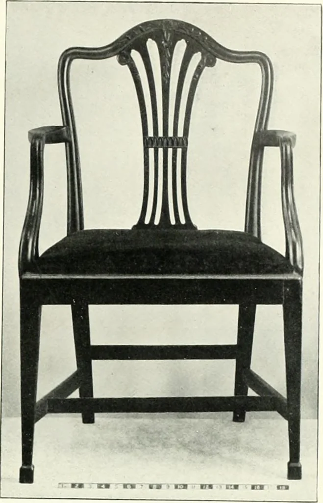 An illustration from English furniture and decoration, 1680-1800, 1909, leaf 98
