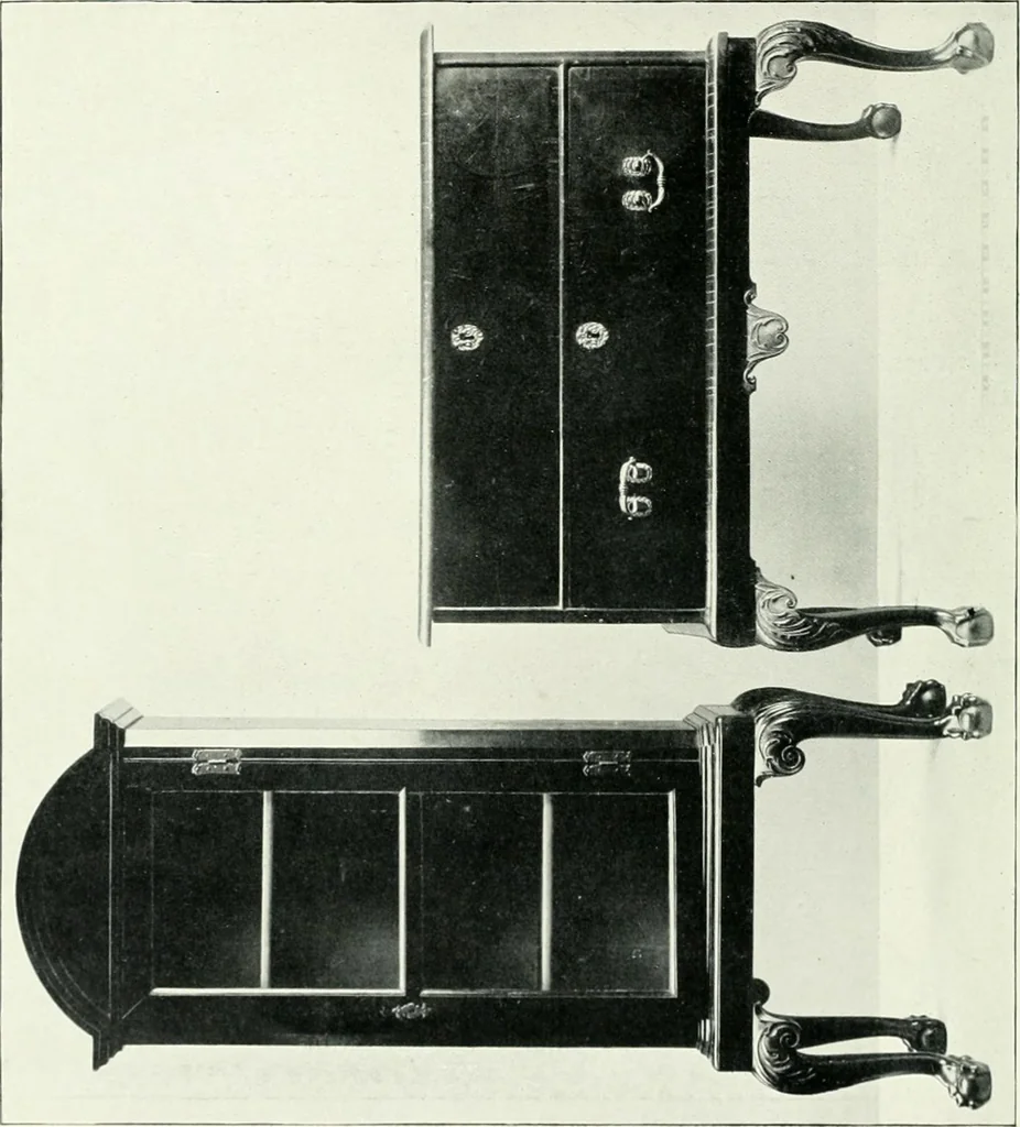 An illustration from English furniture and decoration, 1680-1800, 1909, leaf 99