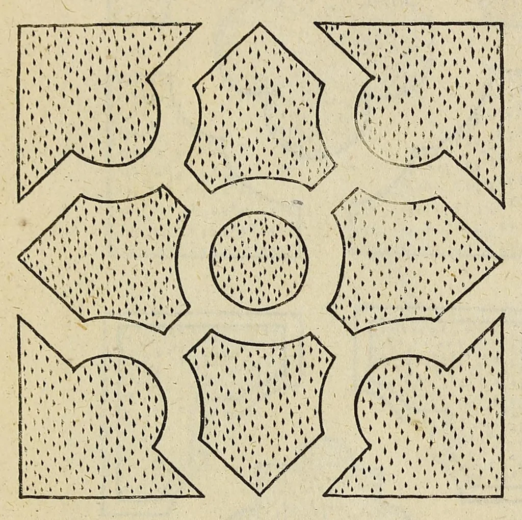 An illustration from The English gardner, or, A sure guide to young planters & gardeners : in three parts. I. Shewing the way and order of planting and raising all sorts of stocks, fruit-trees, and shrubs ... II. How to order the kitchin-garden, for all sorts of herbs, roots, and sallads. III. The ordering of the garden of pleasure ..., 1688, leaf 170