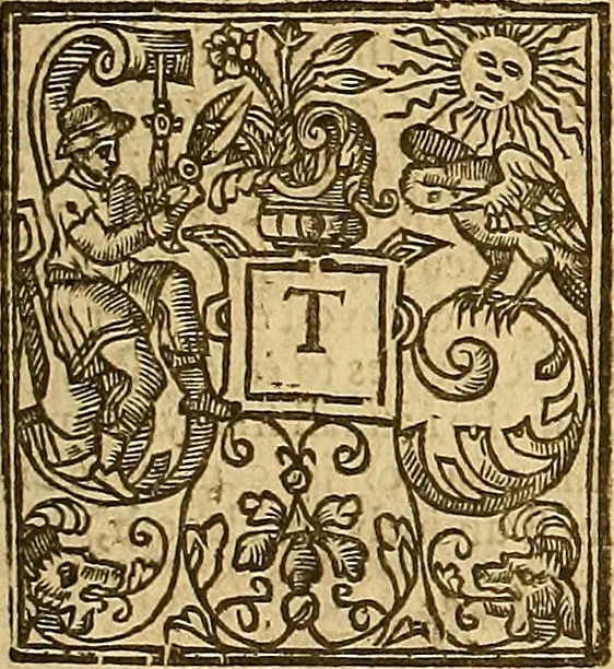 An illustration from The English gentleman; ; and The English gentlewoman: : both in one volume couched, and in one modell portrayed: to the living glory of their sexe, the lasting story of their worth. Being presented to present times for ornaments; commended to posterity for presidents. With A ladies love-lecture and a supplement lately annexed, and entituled The turtles triumph ..., 1641, leaf 152
