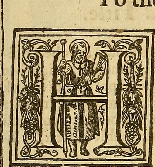 An illustration from The English gentleman; ; and The English gentlewoman: : both in one volume couched, and in one modell portrayed: to the living glory of their sexe, the lasting story of their worth. Being presented to present times for ornaments; commended to posterity for presidents. With A ladies love-lecture and a supplement lately annexed, and entituled The turtles triumph ..., 1641, leaf 22