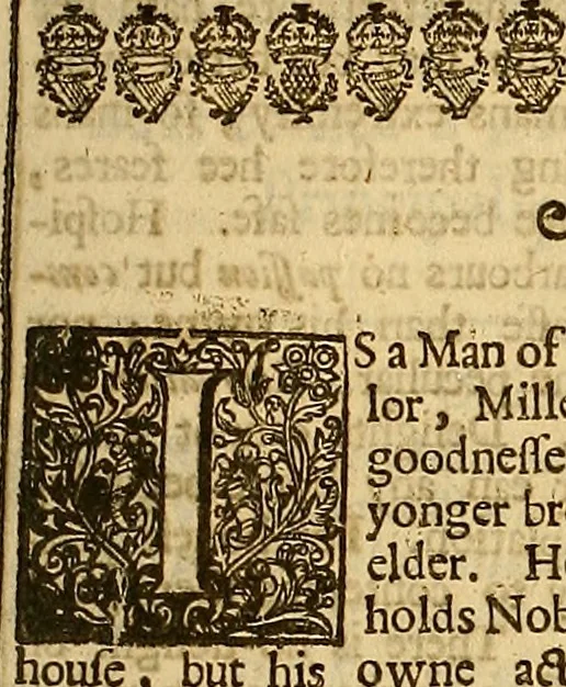 An illustration from The English gentleman; ; and The English gentlewoman: : both in one volume couched, and in one modell portrayed: to the living glory of their sexe, the lasting story of their worth. Being presented to present times for ornaments; commended to posterity for presidents. With A ladies love-lecture and a supplement lately annexed, and entituled The turtles triumph ..., 1641, leaf 278