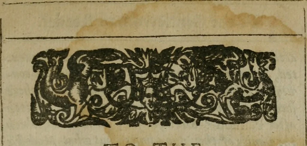 An illustration from The English gentlewoman, drawne out to the full body : expressing, what habilliments doe best attire her, what ornaments doe best adorne her, what complements doe best accomplish her, 1631, leaf 14